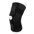 Бандаж на коленный сустав разъемный с полицентрическими шарнирами, (Ttoman) черный, XXXL, KS-050