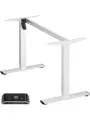 Подстолье с электроприводом ONKRON WDF221E, металлическая опора для стола с одним мотором и модулем управления, белый