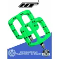 Педали велосипедные HT PA03A Green (салатовый)