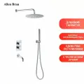 Душевой гарнитур Allen Brau Priority 5.31014-00 (с внутренней частью) хром, нержавеющая сталь, управление термостат