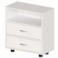 Комод СитиМебель-4 Ширина 60 см, Глубина 30 см, Высота 64 см, цвет: Белый