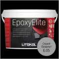 Эпоксидный состав для укладки и затирки мозаики LITOKOL EpoxyElite E.05 2 кг Цвет: Серый базальт