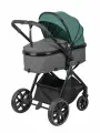 Коляска-трансформер 2 в 1 для новорожденных Jovola Folk W, всесезонная с утепленным вкладышем, зеленый
