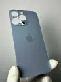 Оригинальная задняя крышка (стекло) IPhone 13 Pro - небесно голубой , с широким вырезом под камеру