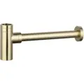 Сифон для раковины Aquame AQM7010BG латунный, Brushed gold