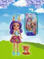 Кукла Enchantimals Данэсса Оленни с любимой зверюшкой, 15 см, FXM75