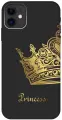 Силиконовый чехол на Apple iPhone 11 / Эпл Айфон 11 с рисунком True Princess Soft Touch черный