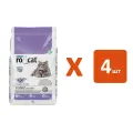 RO CAT LAVENDER наполнитель комкующийся для туалета кошек с ароматом лаванды (5 л х 4 шт)