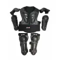 Набор защиты детский (мотожилет, наколенники, налокотники) HETOSHI Y10 цв. Черный р. Универсальный