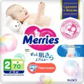 Подгузники детские Merries размер S, 4-8 кг, 70 шт