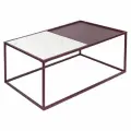 Столик журнальный Mayen 110х50х37 см стол для дома офиса лофта бордовый Bergenson Bjorn BB0000484