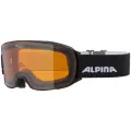 Маска горнолыжная ALPINA Nakiska Black Matt/Orange S2 (US: M)