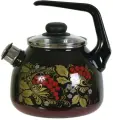 Чайник СтальЭмаль Рябинка 3л эмалированный, со свистком