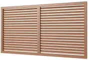 Решетка радиаторная П60120Р вишня