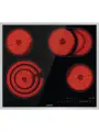 Варочная панель Gorenje ECS646BXE, черная, электрический тип, 4 конфорки, сенсорное управление