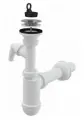 Сифон для умывальника DN32 Alcadrain A410P со штуцером и нержавеющей решеткой DN63