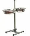 Yami-Yami Стойка с мисками регулируемая, высота 50см, 2*1,5л