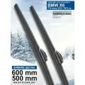 Зимние щетки стеклоочистителя для BMW X6 - дворники БМВ ИКС 6, комплект.