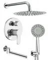 Душевой комплект со смесителем Almaes Ruver TVZ-8828 хром