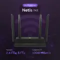 Маршрутизатор Netis N3 двухдиапазонный AC1200, до 867 Мбит/с, черный