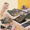 Коврик-стол для пазлов с ящиками, Органайзер для пазлов