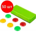 Комплект 50 наб, Набор принадл. для магн.-маркерных досок Attache (губка и магниты)