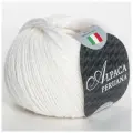 Пряжа Alpaca Peruana Seam цвет 02 белый, 5шт*(167м/50г), 100% перуанская альпака