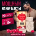 Гейнер Samyun Wan, для набора массы, 20 порций, 6 банок по 20шт