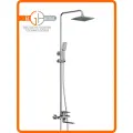 Душевая система (стойка) латунная однорычажная с ABS верхним душем 250*170 мм Elghansa Set 2335320-2H (Set-17), хром