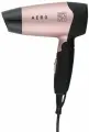 Dewal Beauty Фен для волос дорожный / Aero Rose HD1002-Rose, 1400 Вт, чёрно-розовый