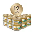 Корм для кошек Гурмэ Голд Нежные биточки, с индейкой и шпинатом 12 шт. x 85 г