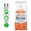 Сухой корм Monge Dog Speciality Line Monoprotein для взрослых собак всех пород, из лосося с рисом 12 кг