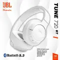 JBL Наушники беспроводные с микрофоном JBL Tune 720BT, Bluetooth, 3.5 мм, USB Type-C, белый