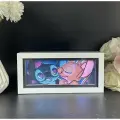 Аниме ночник Стича и Ангела RGB. Stitch