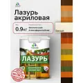 Лазурь-антисептик Malare Professional для дерева, для любых деревянных поверхностей, акриловая, без запаха, белый, 0,9л