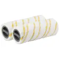 Комплект универсальных роликовых щеток Karcher (2.055-006.0) для электрошвабр серий EWM 2, FC 3 - FC 5 и FC 7, 2 штуки, желтые
