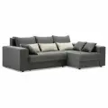 Угловой диван-кровать Майами, размер: 250х157х85 см, спальное место:200х140см, правый угол, Amigo grey