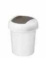Контейнер для мусора Idiland настольный Palm круглый 1 л, светло-серый