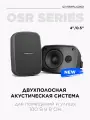 Влагозащищенная настенная акустическая система, 100 Вт или 8 Ом, 4 /0.5 , IP65, черная, CVGAUDIO OSR408TBL
