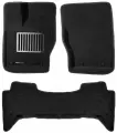 Коврики текстильные 3D Euromat для Range Rover IV (2012-2021) / 3Д Евромат Рендж Ровер Вог 4, с металлическим подпятником, черные