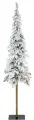 Искусственная елка на ножке Альпийская заснеженная 3 м, литая 100%