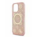 Guess для iPhone 16 Pro Max чехол PC/TPU 4G Peony Hard Pink (MagSafe)