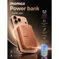 Внешний магнитный аккумулятор с беспроводной зарядкой Momax Q.MAG X Ultra Slim 8.3 mm, 10000 mAh, Qi 15W / PD20W, Orange