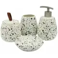 Набор для ванной комнаты аксессуары принадлежности комплект BATH PLUS CONFETTY керамика