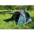 Палатка JWS-017, 4-местная, с тамбуром, водонепроницаемость 3000мм, цвет бирюзовый