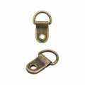 Петля обувная металлическая 10*18 мм (темная латунь), 100 шт, айрис, 0326-7500