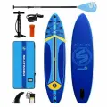 Сап борд надувной двухслойный для плаванья Skatinger Plans Blue 11 / Доска SUP board / Сапборд