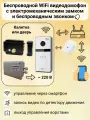 Беспроводной уличный WiFi домофон для частного дома с электромеханическим замком на калитку Fox FX-ICP334RB со звонком