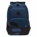 Школьный рюкзак GRIZZLY RU-430-5/2, для мальчика, черный/синий, 2 основных отделения