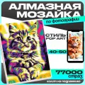 Алмазная мозаика по фото Pop Art 40*50, полное заполнение, Школа талантов